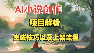 AI小说项目解析–以及我们自己怎么创作！（生产技巧以及上架流程） -互联网项目分析基地-创业兼职副业 快讯站